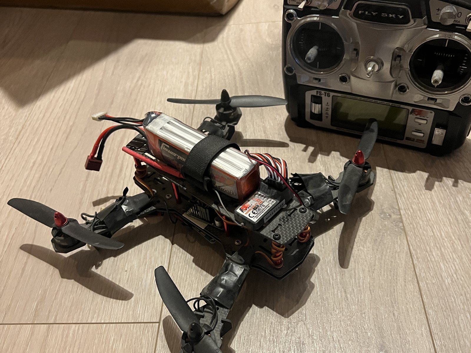 Drone during assembly